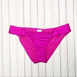 New Kona Sol Hot Pink Bikini Bottoms Size Large